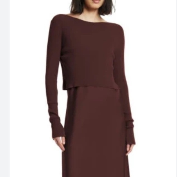 CALLSAINTS hera ambient ribbed in Rust Brown top size Small L gently used - Picture 4 of 5